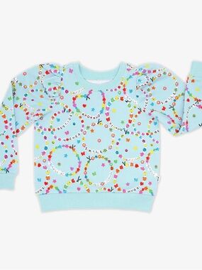 Little Sleepies friends forever puff sleeve crewneck (18-24 mo)